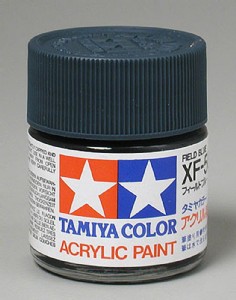 TAMIYA 壓克力系水性漆 23ml 原野藍色 XF-